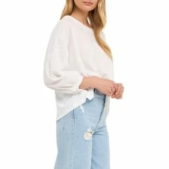 Dolman Sleeve Cotton Top -Free the Roses shop 5967365 ALT2