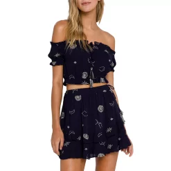 Embroidered Crop Top