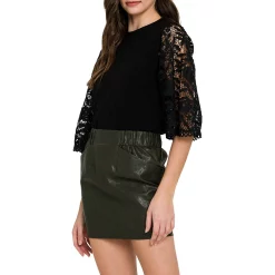 Knit top with Crochet Bell Sleeves 5 Knit top with Crochet Bell Sleeves -Free the Roses shop 5967409 ALT2