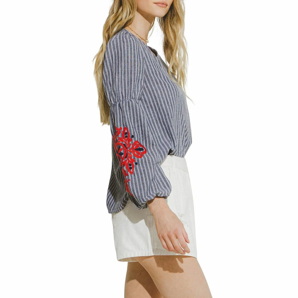 Striped Long Sleeve Tunic 3 Striped Long Sleeve Tunic - Image 3