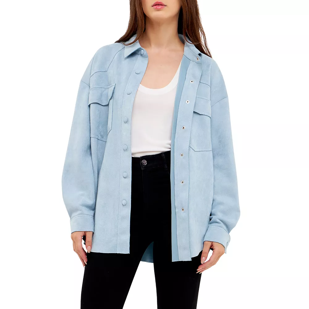 Suede Oversized Shirts 2 Suede Oversized Shirts - Image 2